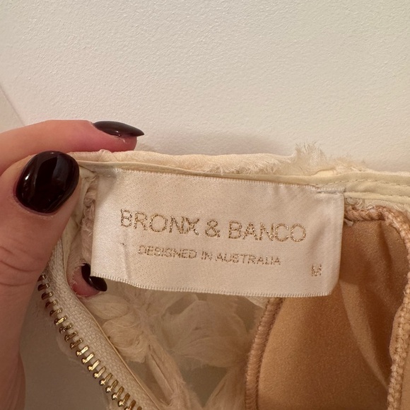 Bronx and Banco Casey Mini Dress in Beige - Picture 3 of 9